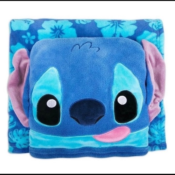 Disney Stitch fleece throw pillow - Picture 1 of 4